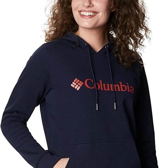 🆕Columbia Women's Logo Hoodie, Large-Dark Nocturnal Legacy, Authentic, NWT - Picture 4 of 6